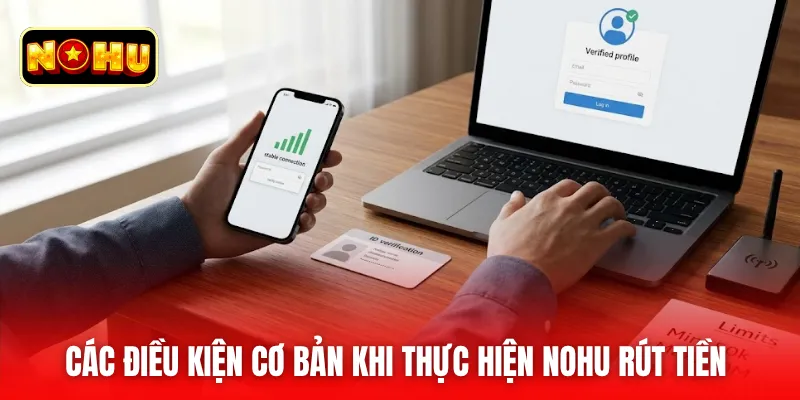 Các điều kiện cơ bản khi thực hiện nohu rút tiền