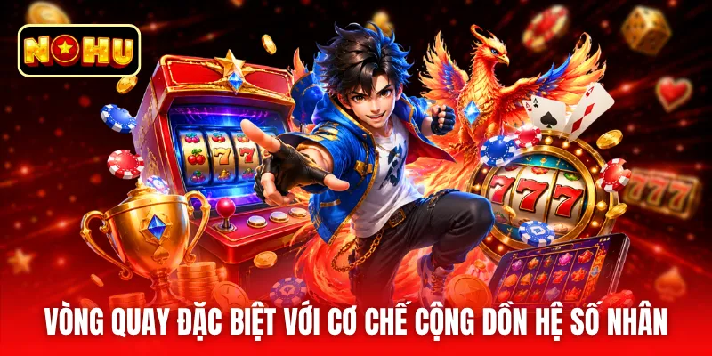 Vòng quay đặc biệt với cơ chế cộng dồn hệ số nhân